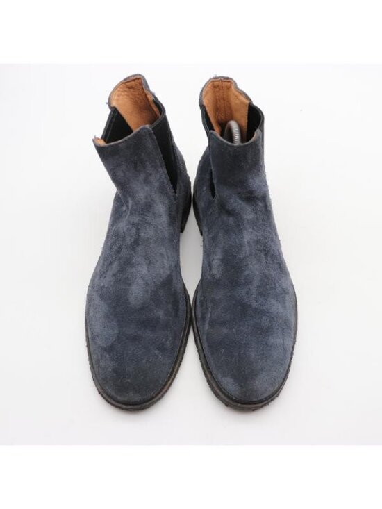 Clarks Chelsea Boots Men\'s Size 7.5 M Navy Suede Slip On Dress Casual Crepe Sole main image 5